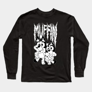 Muffin Bluey Metal Long Sleeve T-Shirt